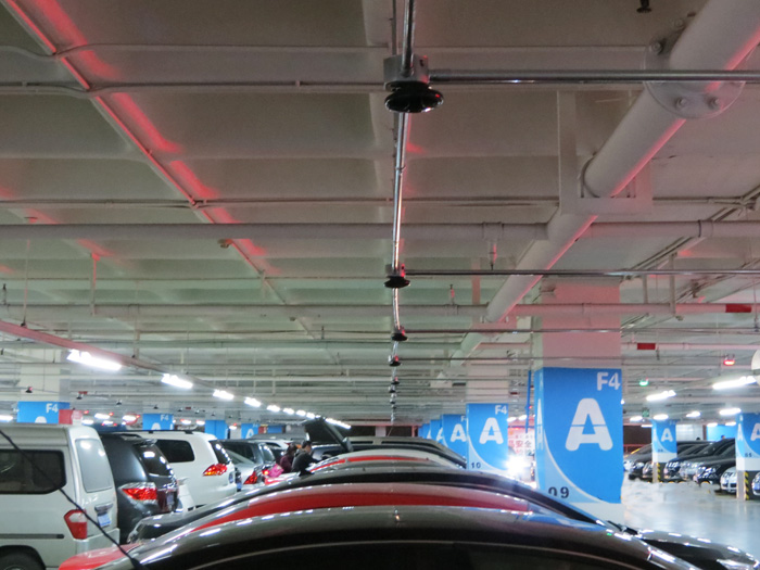 超聲波車(chē)位引導(dǎo)系統(tǒng)現(xiàn)場(chǎng)圖