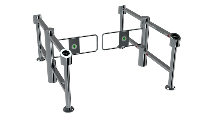 立柱擺閘帶護欄圖片